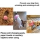 thumbnail image 4 of Pañales suaves para perros, con orificio para la cola y lazo, para cachorros., 4 of 8