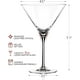 thumbnail image 3 of Vasos Martini LUNA & MANTHA, cristal soplado a mano, 270 ml, 4 unidades, 3 of 3