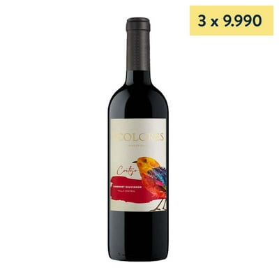 Vino Tinto Cabernet Sauvignon 7Colores Cortejo 13° Botella 750 Ml Morandé