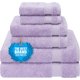 thumbnail image 1 of Cotton Paradise Juego de 6 toallas turcas suaves para baño, 1 of 3