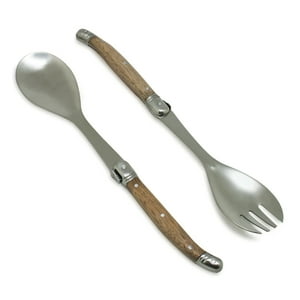 Disparo - Set 2 Utensilios Para Ensaladas Wayu Mango Madera Cocina Bbq