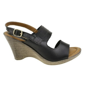 Sandalia Exs Fiesta Tiras Cuero Negra