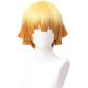 thumbnail image 1 of Peluca para cosplay Wiggy Mermaid Zenitsu Agatsuma, naranja degradado, 1 of 8
