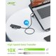 thumbnail image 3 of Hub USB C Acer de 4 puertos USB 3.0 con puerto de alimentación tipo C, cable de 2 pies, 3 of 7
