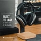 thumbnail image 4 of Soporte para auriculares COREMEMDEND Universal de madera maciza con almacenamiento, 4 of 9