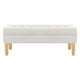 thumbnail image 1 of Banqueta Wood 2c Felpa 05 Crudo, 1 of 4