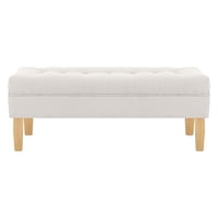 Bodevir - Banqueta Wood 2C Felpa 05 Crudo