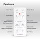 thumbnail image 3 of Asiento de Bidé Eléctrico SmartBidet SB-1000WE Alargado con Secador de Aire Caliente, 3 of 8