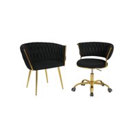 Habita2 Chile - Pack Manicurista Queen Lite Dorada Negro