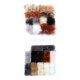 thumbnail image 2 of 2 Juegos De Bolas De Pompón De Piel Sintética DIY Con Botón A Presión Gorras Multicolores Bufandas, 2 of 4