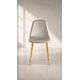 thumbnail image 1 of Silla Spoon Acolchada Velvet Terciopelo - Gris, 1 of 7