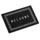 thumbnail image 2 of Mini alfombra de bienvenida para el piso con tapete para accesorios de casa de mu?ecas a escala 1/12, negro, 2 of 4
