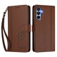 thumbnail image 3 of Funda Cartera Trébol para Samsung Galaxy A15 con Ranuras Tarjetas y Carga Inalámbrica Marrón, 3 of 6