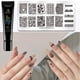 thumbnail image 3 of Esmalte en gel para estampado de uñas, paquete de 8 colores, 8 ml, UV/LED, 3 of 9
