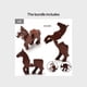 thumbnail image 1 of Animal Building Blocks Model, Building Toys, Mini Animal Building Blocks, Whale, Giraffe, Cow, Leopard, Panda, Crocodile, Shark, Chimpanzee, Dog, Horse, Rabbit, Penguin, Parrot, Eagle, Mini Duck, Zoo, 1 of 5