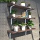 thumbnail image 3 of Soportes de pared SAYAYO, metal hierro blanco, 15 x 12 cm, 4 unidades, 3 of 8