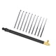 thumbnail image 4 of Kit De Bordado De Ganchos De Ganchillo Alfileres De Tejer Portátiles Para Costura De Inicio Negro, 4 of 5