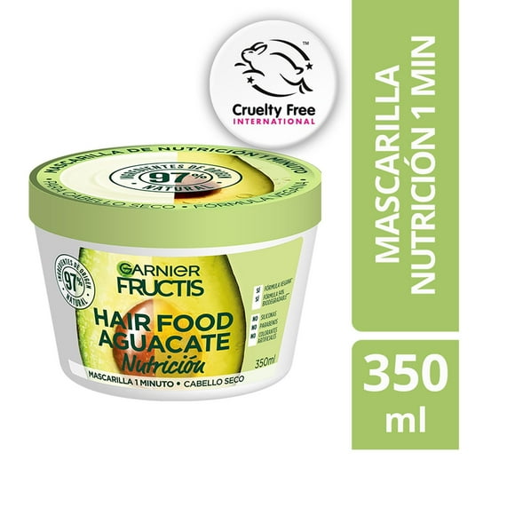 Mascarilla para el Cabello Garnier Fructis Hair Food Aguacate, 350 ml