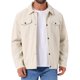 thumbnail image 1 of INSPIRE CHIC Chaqueta de Camionero de Pana con Bolsillos y Botones de Manga Larga de Color Sólido para Hombre XL Blanco, 1 of 5