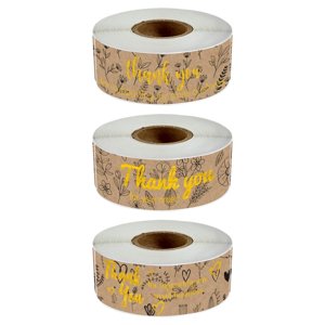 Bothyi - Etiquetas Adhesivas De Agradecimiento Kraft, Etiqueta Decorativa Para Hacer Tarjetas, Bodas