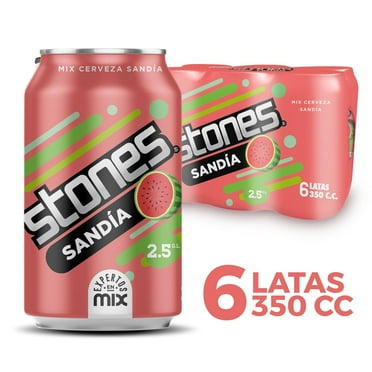 Cerveza Sandia 2.5° Pack Lata, 6 Un