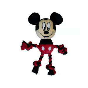 Total Click - Juguete Interactivo Para Mascotas Mickey Mouse Tierno Rojo