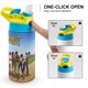 thumbnail image 4 of The Sandlot Botella de Agua con Tapa Pop Top de Un Toque, Acero Inoxidable, a Prueba de Fugas, para Deportes, Botella Infantil azul 12 oz, 4 of 6