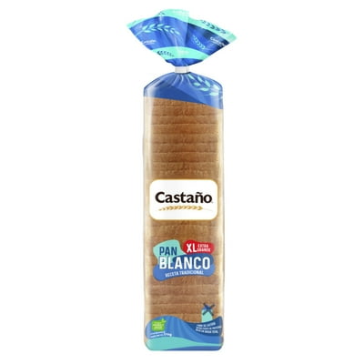 Pan De Molde Blanco Xl 1 Un 770 G Castaño