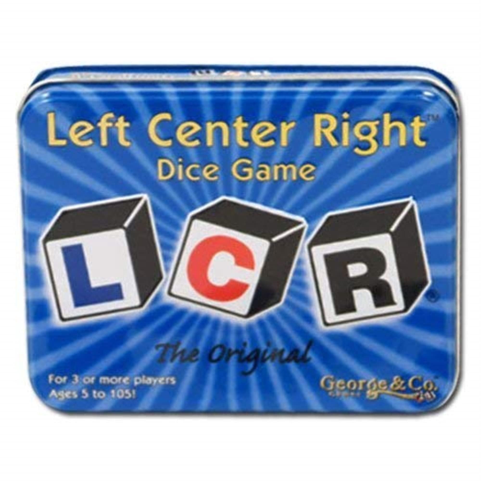 Juego De Dados Lcr, Izquierda, Centro Derecha, Edición Original De 2010