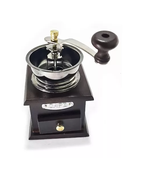 Genérico - Molinillo Moledor De Granos De Café Y Semillas Manual Negro