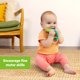 thumbnail image 5 of Mordedor Bright Starts Ribbit Ring con Dije de Rana 3M+, 5 of 8