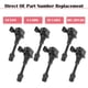 thumbnail image 3 of Paquetes de bobinas de encendido LCWRGS para Nissan Maxima Murano Altima, 3 of 9