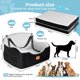thumbnail image 3 of Asiento para coche de perro KYG 74 cm, hasta 25 kg, para 2 perros, 3 of 8