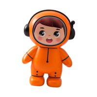 Magideal - Hucha De , Decoración Creativa De , Caja De Dinero, Hucha, Caja De Monedas Decorativa, Escultura De Para Regalo Naranja