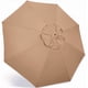 thumbnail image 1 of Toldo de Repuesto para Sombrilla de Patio 9 Pies – Solo Funda, Tela FadeSafe Impermeable UV 98%, Fácil Instalación, 1 of 7