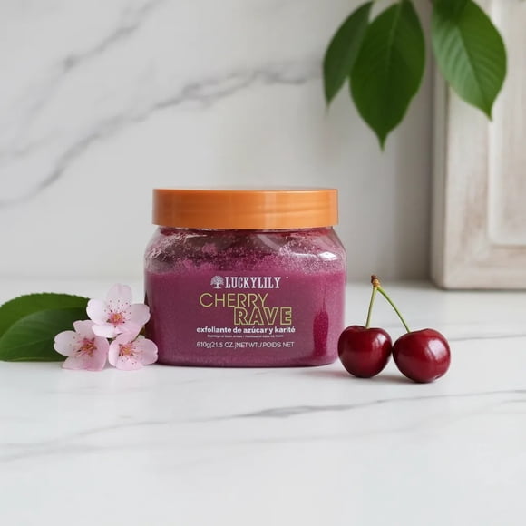 Exfoliante Corporal Azúcar Karité Cherry Cereza Oscura 610ml