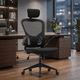 thumbnail image 1 of Silla Escritorio Ergonomica Blacktera, 1 of 3