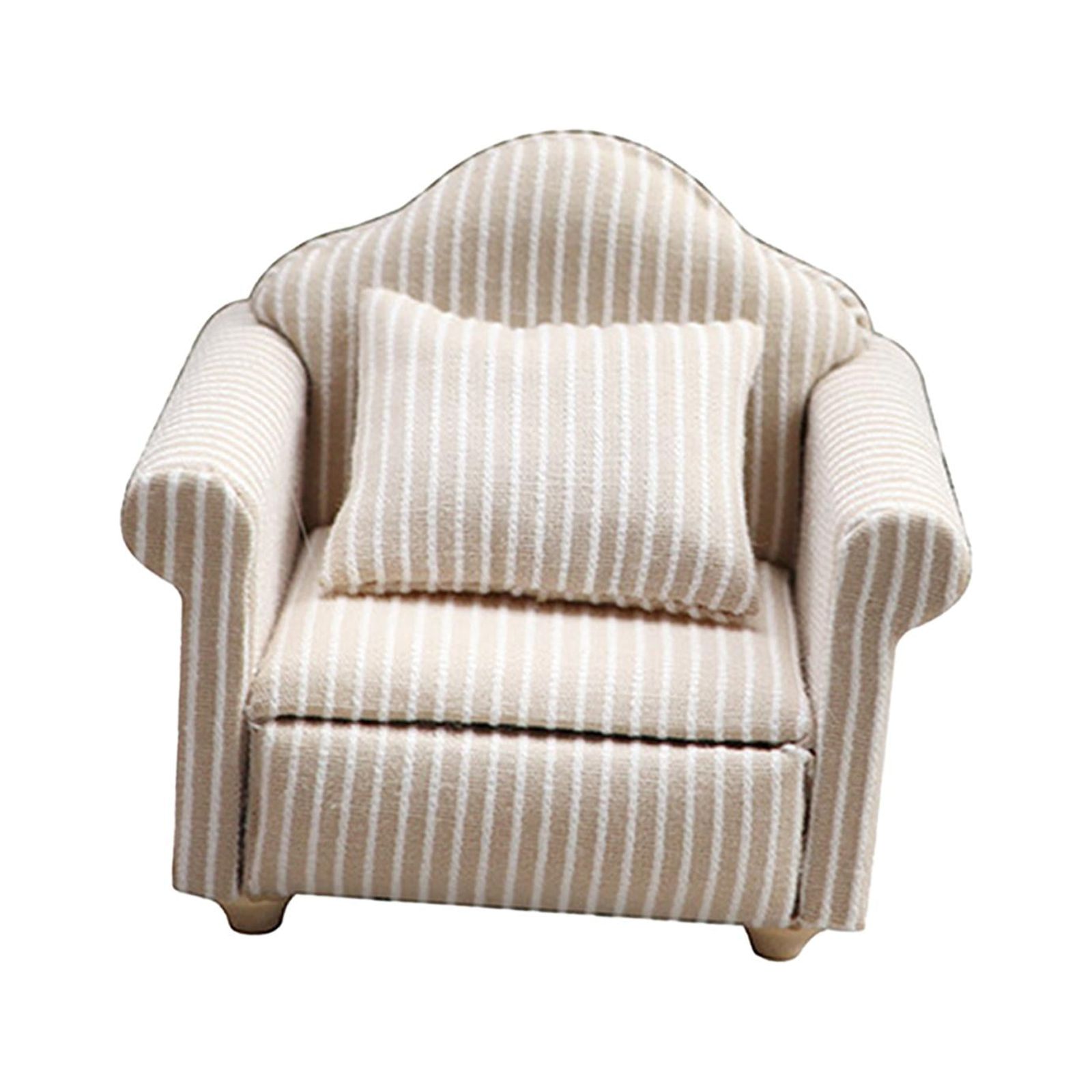 Bothyi - Mini Sofá Reclinable Para Casa De Muñecas Con Almohada, Decoración Del Hogar Para Juegos De Simulación