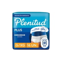 Ropa Interior Desechable Adulto Protect Plus G/Xg 16 Un Plenitud