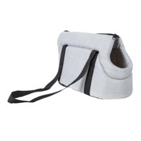 Ioensy - Portador De Mascotas Portátil Bolsa De Viaje Bolsa De Hombro Transpirable Senderismo Perro Asiento De Coche Gris 45X22X20Cm