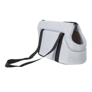 Ioensy - Portador De Mascotas Portátil Bolsa De Viaje Bolsa De Hombro Transpirable Senderismo Perro Asiento De Coche Gris 45X22X20Cm