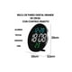 thumbnail image 3 of Reloj De Pared Digital Led Grande De 23cm Redondo Con Control Remoto USB, 3 of 6