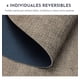 thumbnail image 2 of Set 4 Individuales Ecocuero Impermeables Antimanchas Reversibles Jaspeado Azul, 2 of 9