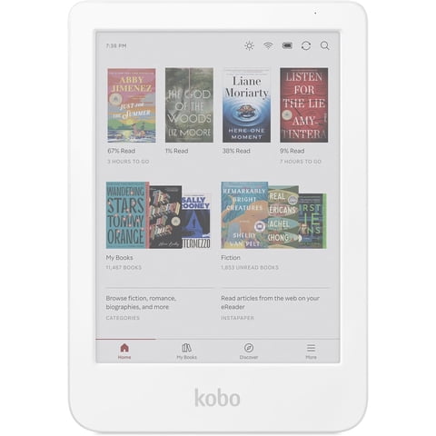 Ereader Kobo Clara Colour 6 E Ink Kaleido 3 16Gb Ipx8