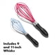 thumbnail image 4 of Juego de batidores OXO Good Grips de silicona, 2 piezas, 22,8 cm y 28 cm, 4 of 8