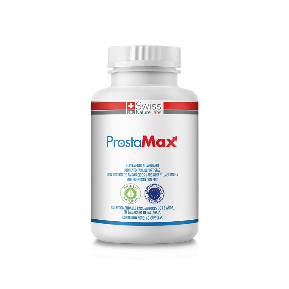 Swiss Nature Labs - Suplemento Alimenticio Prostamax Salud Alivio Prostata 60 Capsulas