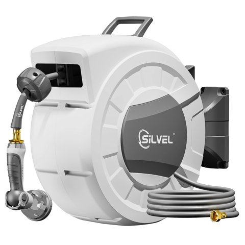 Carrete Retráctil Silvel 1/2 Pulgada X 30 M