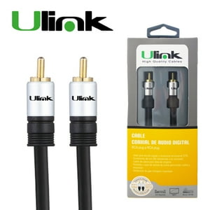 Ulink - Cable De Audio Coaxial De Alta Fidelidad Plug Rca A Plug Rca