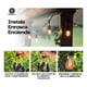 thumbnail image 5 of Guirnalda Impermeable 10 Metros Exterior 10 Socket E27 Luces Decoracion Jardin Terraza Patio Luces Fiesta FIGOIMPORT, 5 of 8