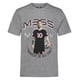 thumbnail image 3 of Remera Messi para niño, corte slim fit, estampado gráfico, algodón, gris jaspeado, 3 of 4